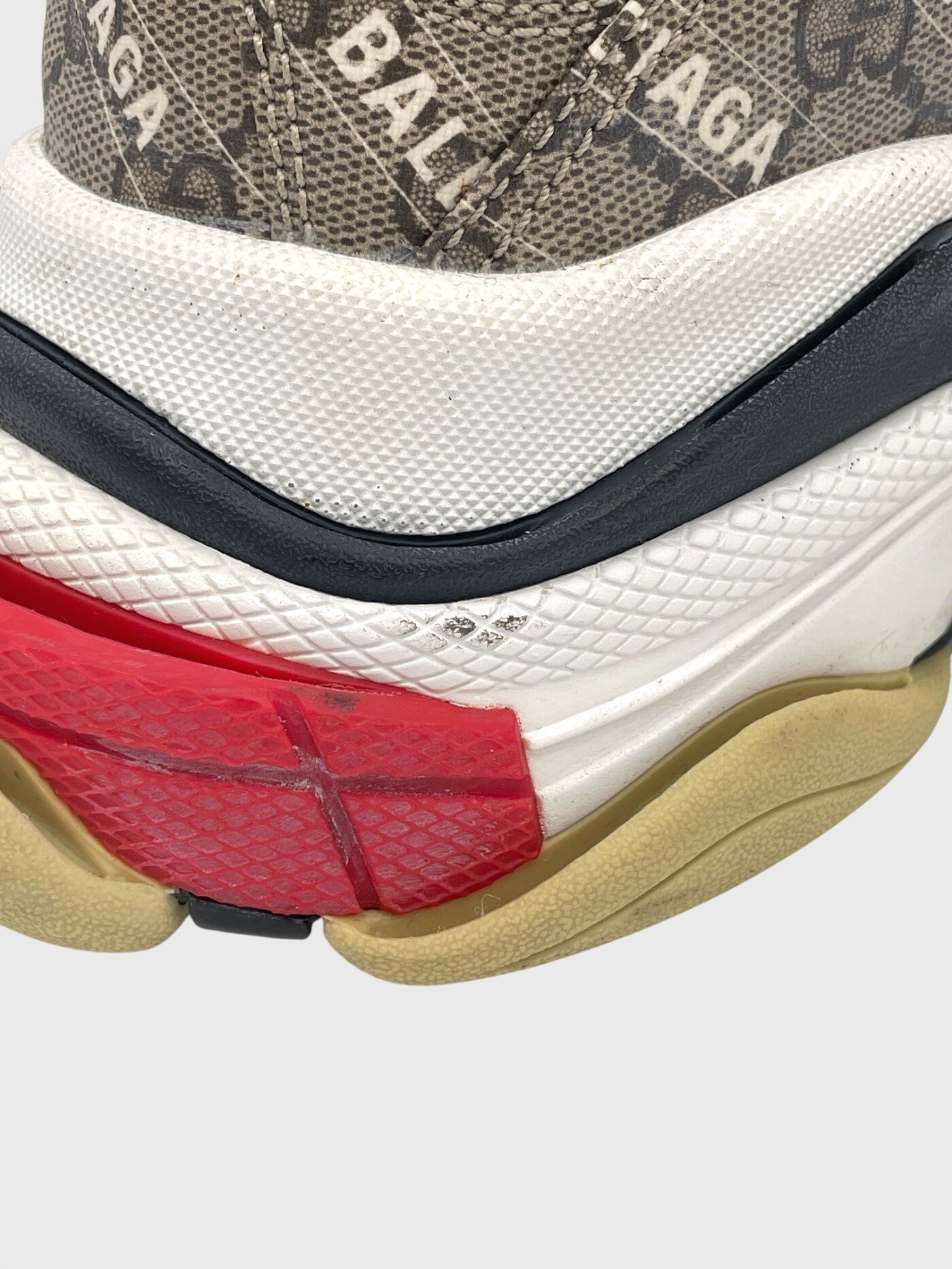 Gucci x Balenciaga "The Hacker Project" Triple S Low Top Sneaker EU 43 Mehrfarbig