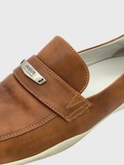 Armani Collezioni Smooth Leather  Loafer EU 41 Braun