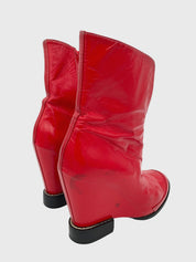 Chloé Wedge Ankle Boot EU 36.5 Rot