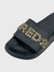Dsquared2 Shoes embelished Slipper EU 35.5 Schwarz