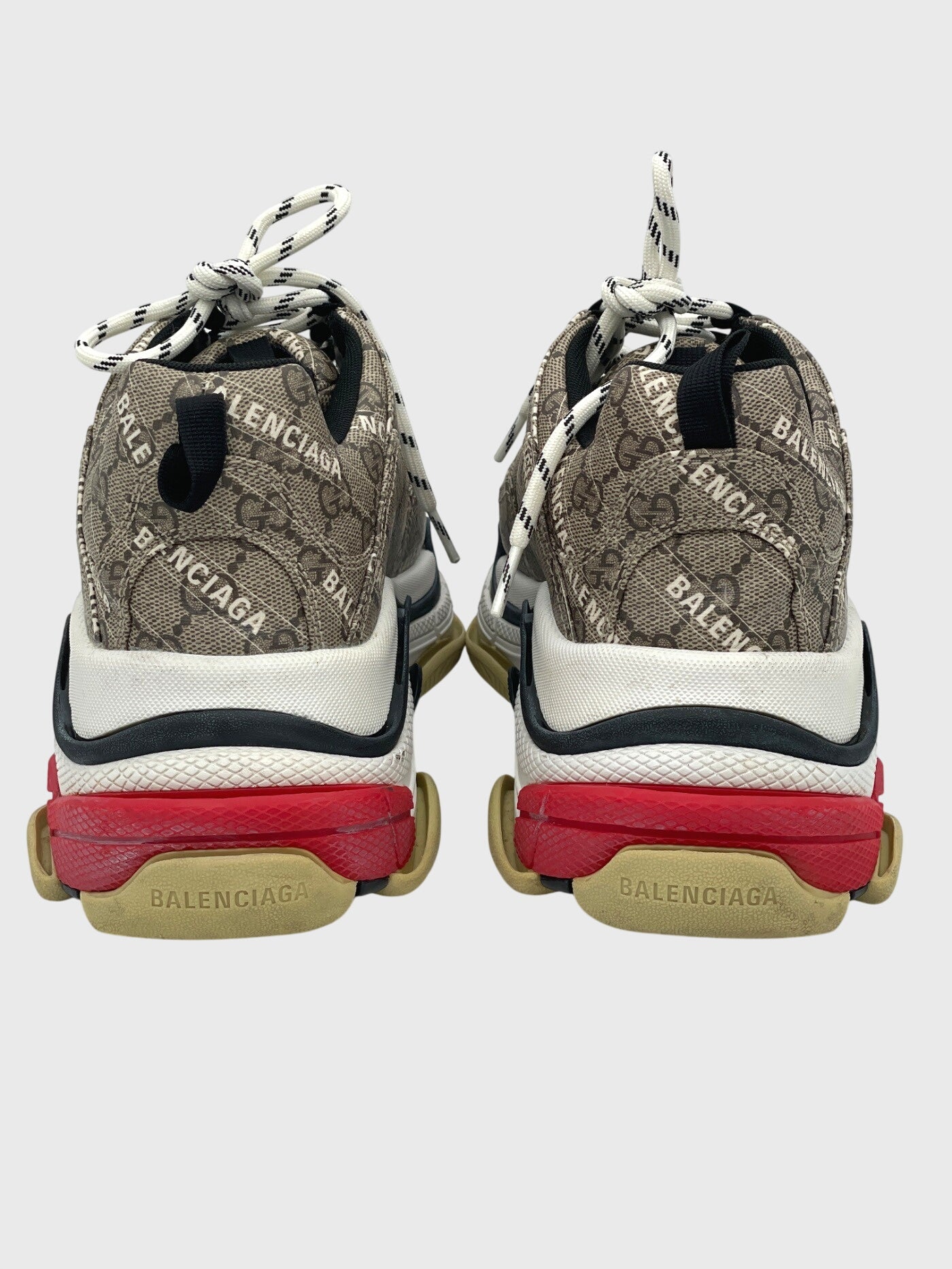 Gucci x Balenciaga "The Hacker Project" Triple S Low Top Sneaker EU 43 Mehrfarbig