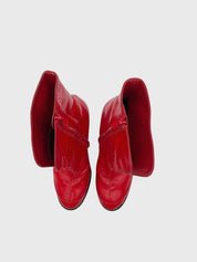 Chloé Wedge Ankle Boot EU 36.5 Rot