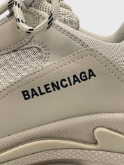 Balenciaga Triple S Low Top Sneaker EU 43 Beige