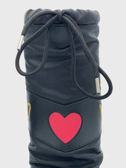 Moschino Shoes Nylon Snow Stiefel EU 37.5 Schwarz