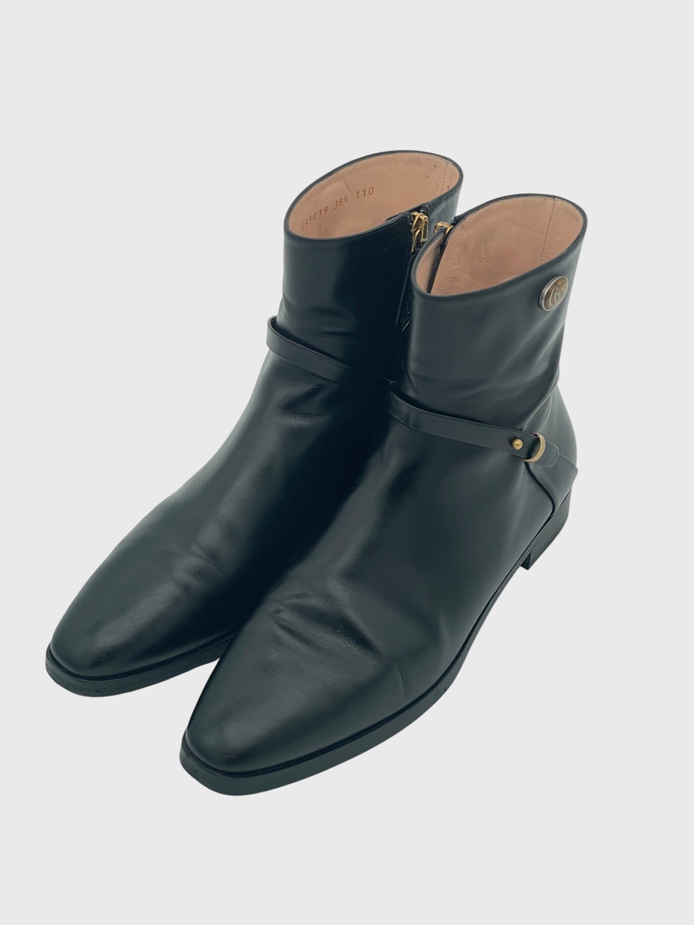 Gucci GG Ankle Boot EU 38.5 Schwarz