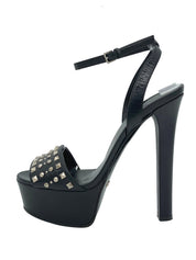 Gucci Leila Ankle Strap Sandale mit Absatz EU 37.5 Schwarz - Image 1