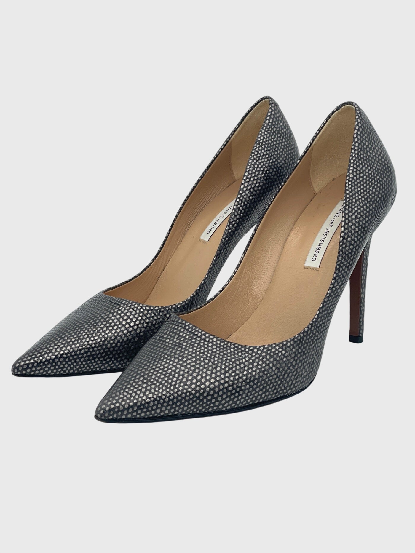 Diane von Furstenberg Anouk Pump EU 38.5 Metallic - Image 3