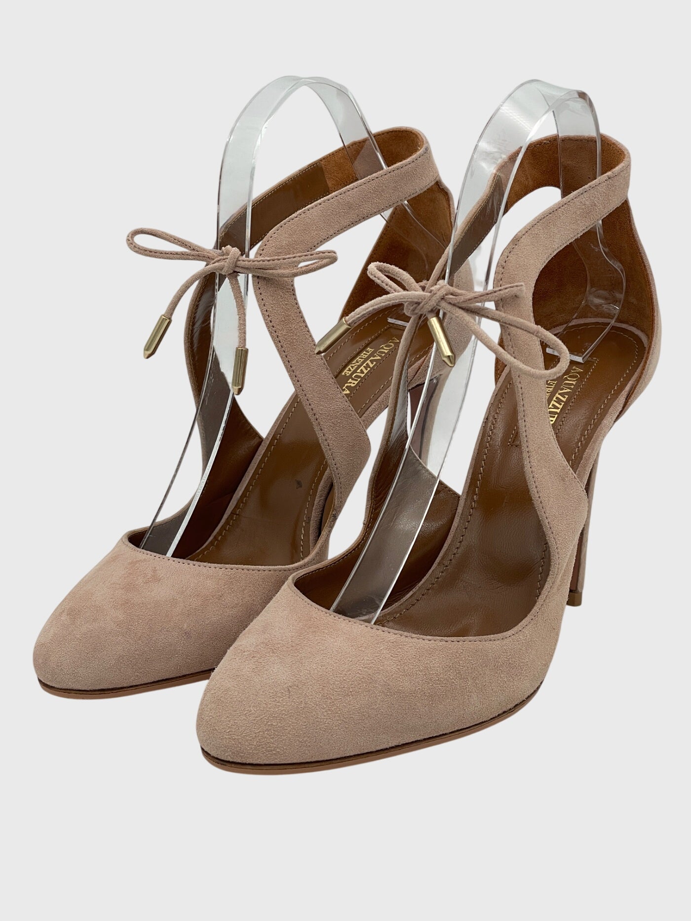 Aquazzura Soave Pump 105 Pump EU 38 Beige - Image 3