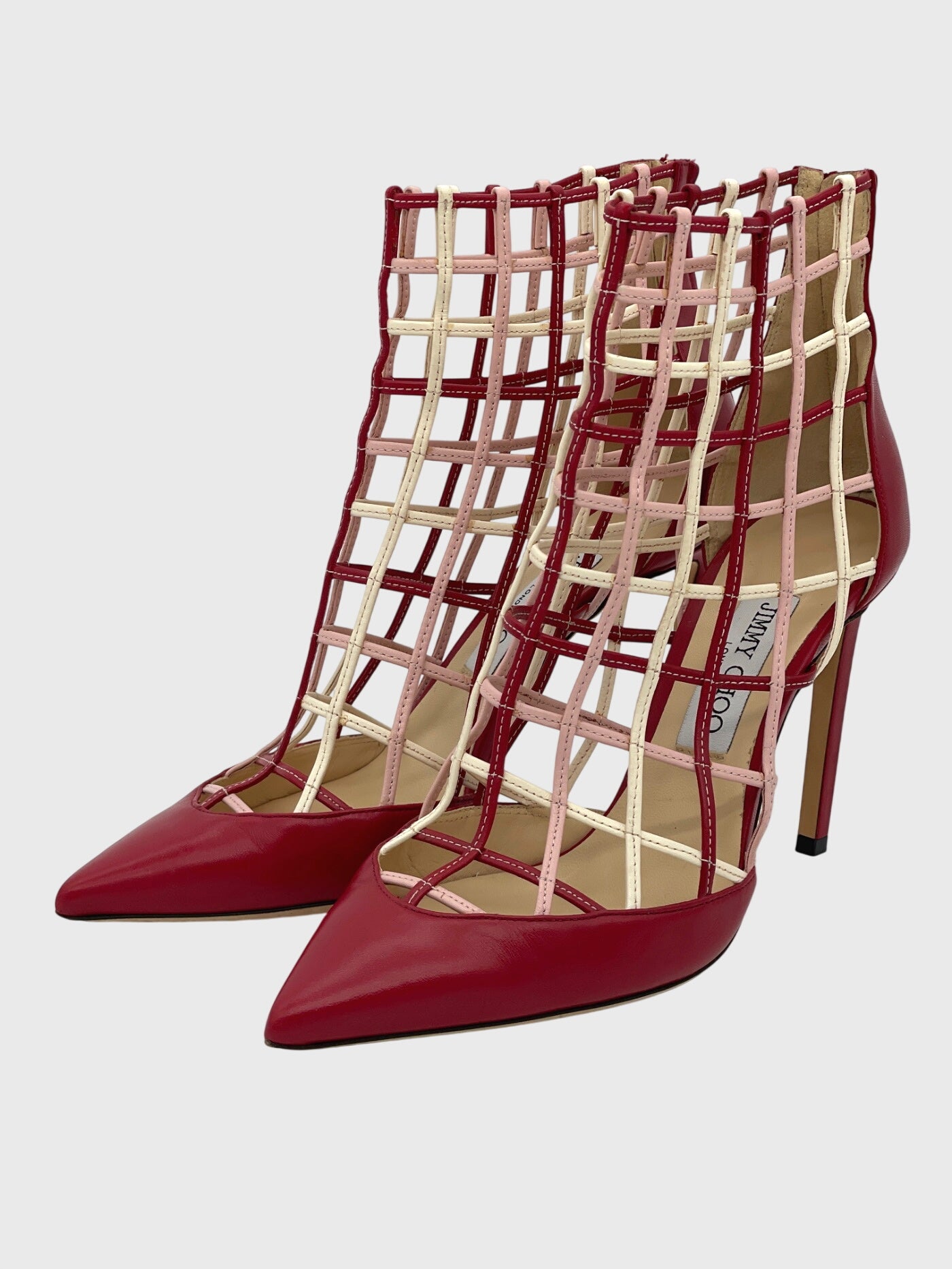 Jimmy Choo Sheldon 100 Caged Ankle Boot EU 39 Mehrfarbig - Image 3