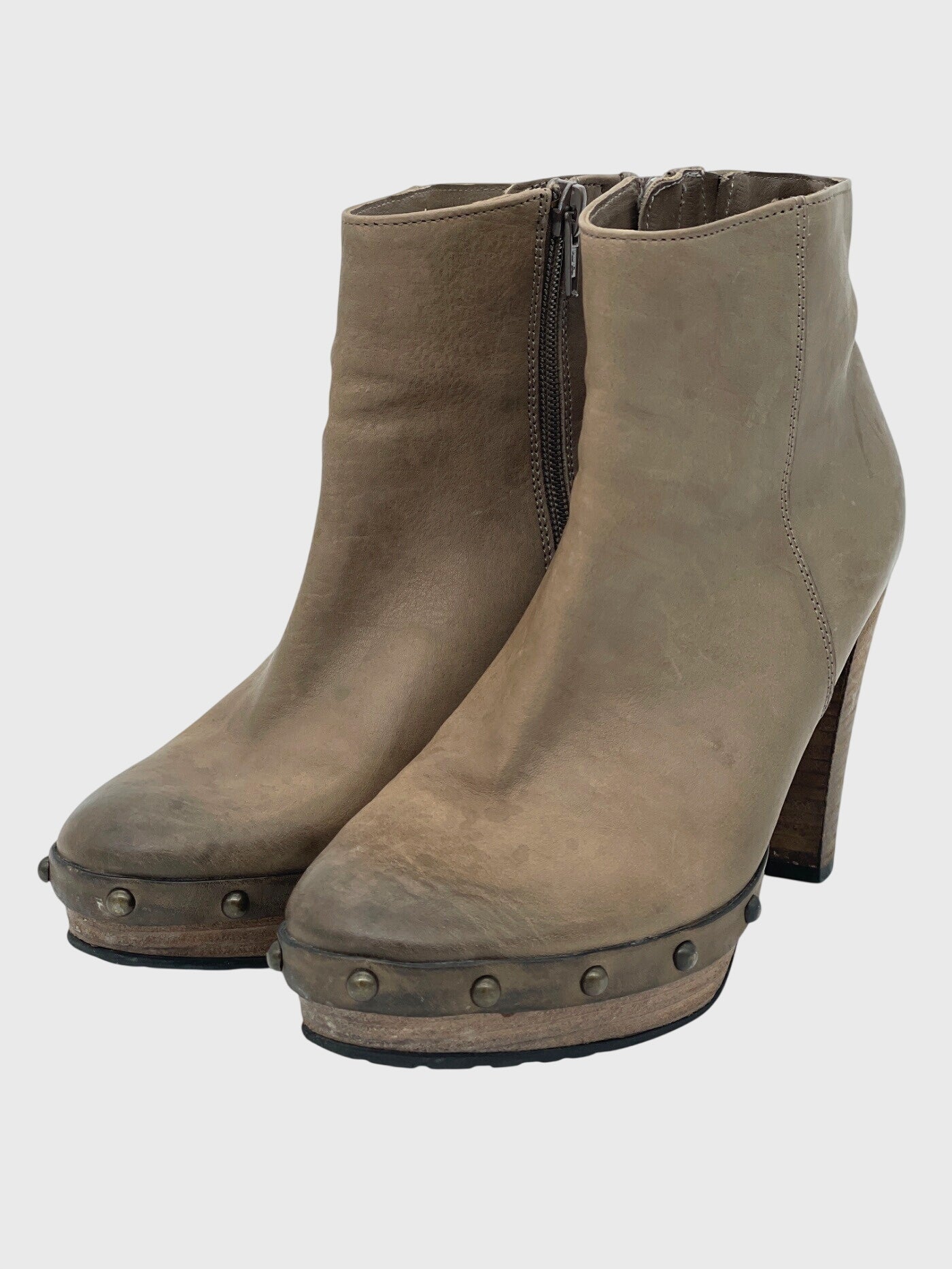 Kennel & Schmenger Clog-Style Studded Ankle Boot EU 36 Braun - Image 3