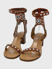 Isabel Marant Caroll Elvis Gladiator Sandale mit Absatz EU 36 Braun - Image 3