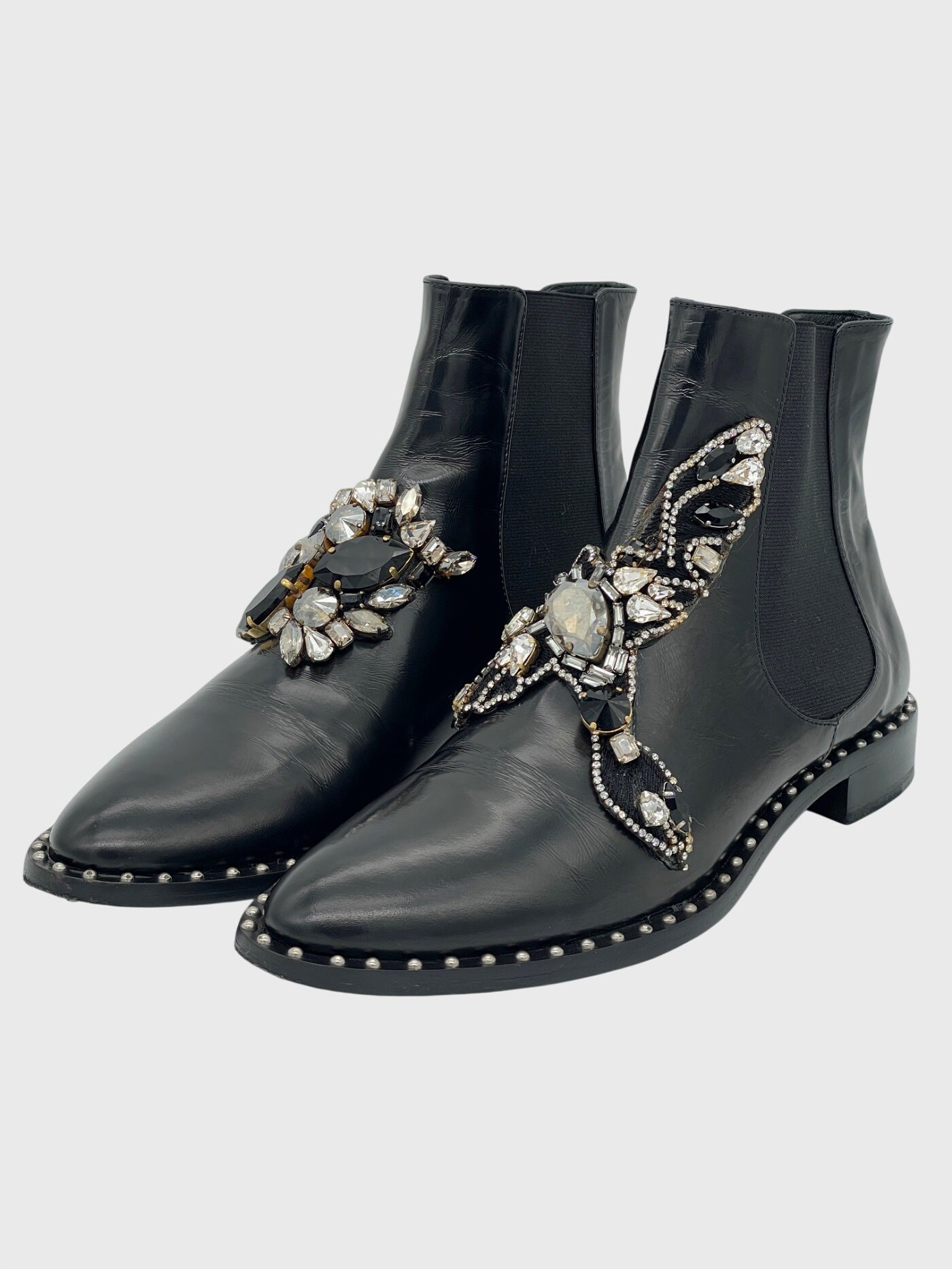 GEDEBE Crystal Embellished Chelsea EU 38 Schwarz - Image 3