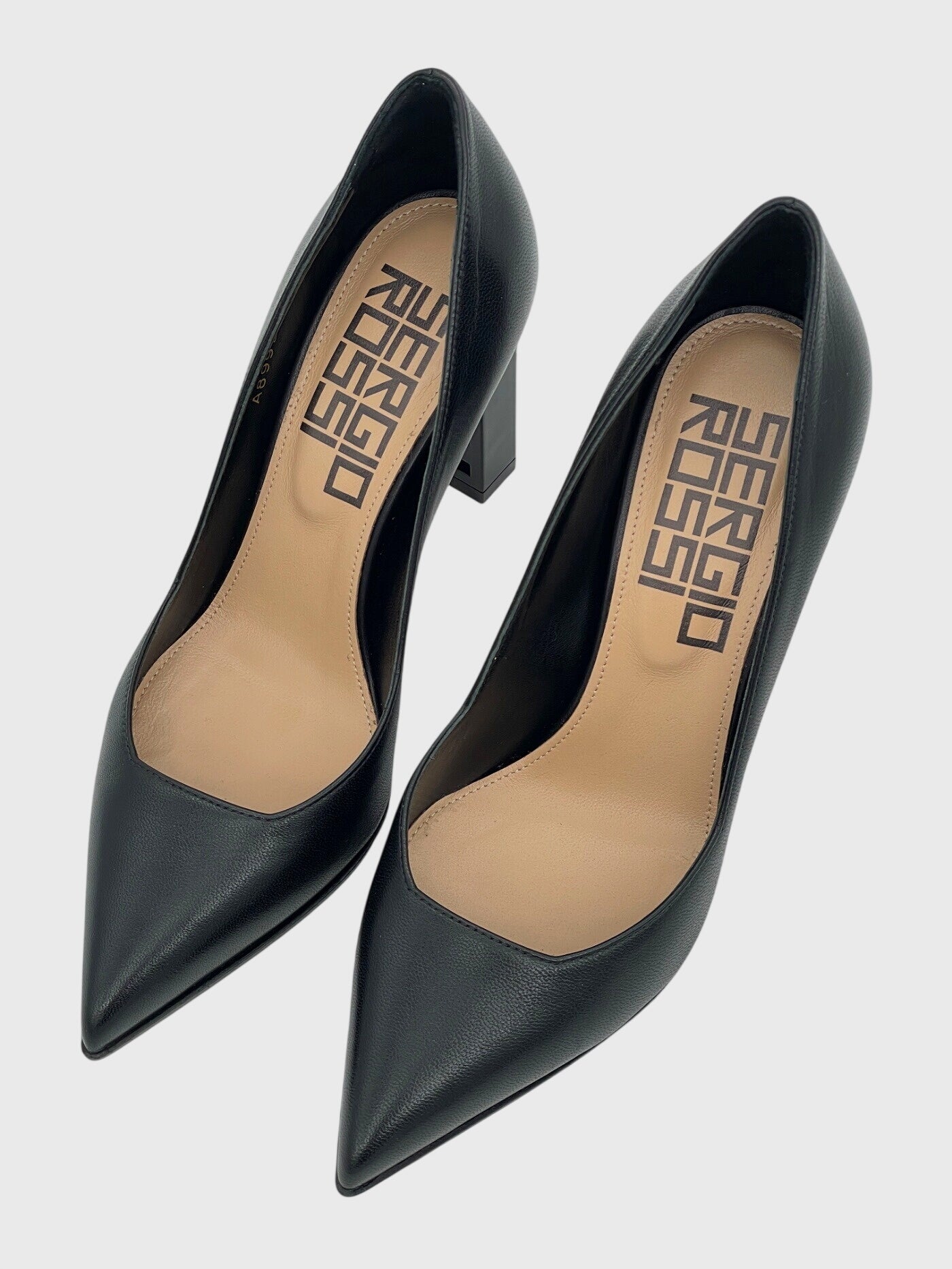 Sergio Rossi Leather Pump EU 35 Schwarz - Image 3