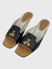 Tod's Leather Mule EU 38 Schwarz - Image 3