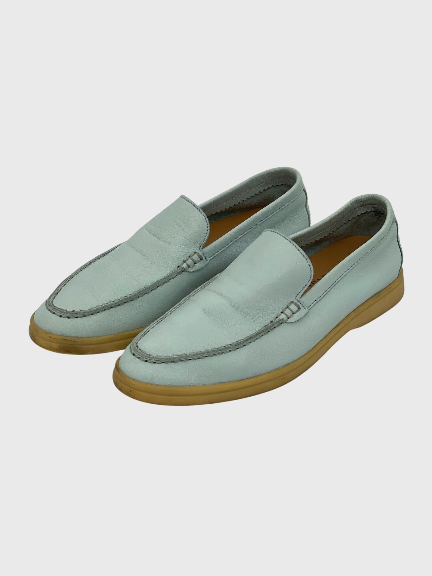 Loro Piana Summer Walk Mokassin EU 36 Blau - Image 3