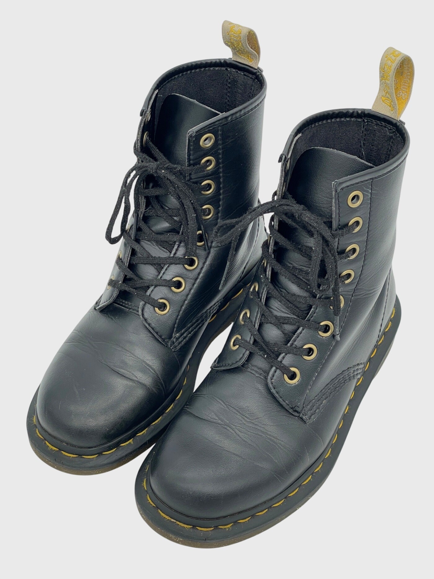 Dr. Martens 1460 Vegan Combat Stiefel EU 36 Schwarz - Image 3