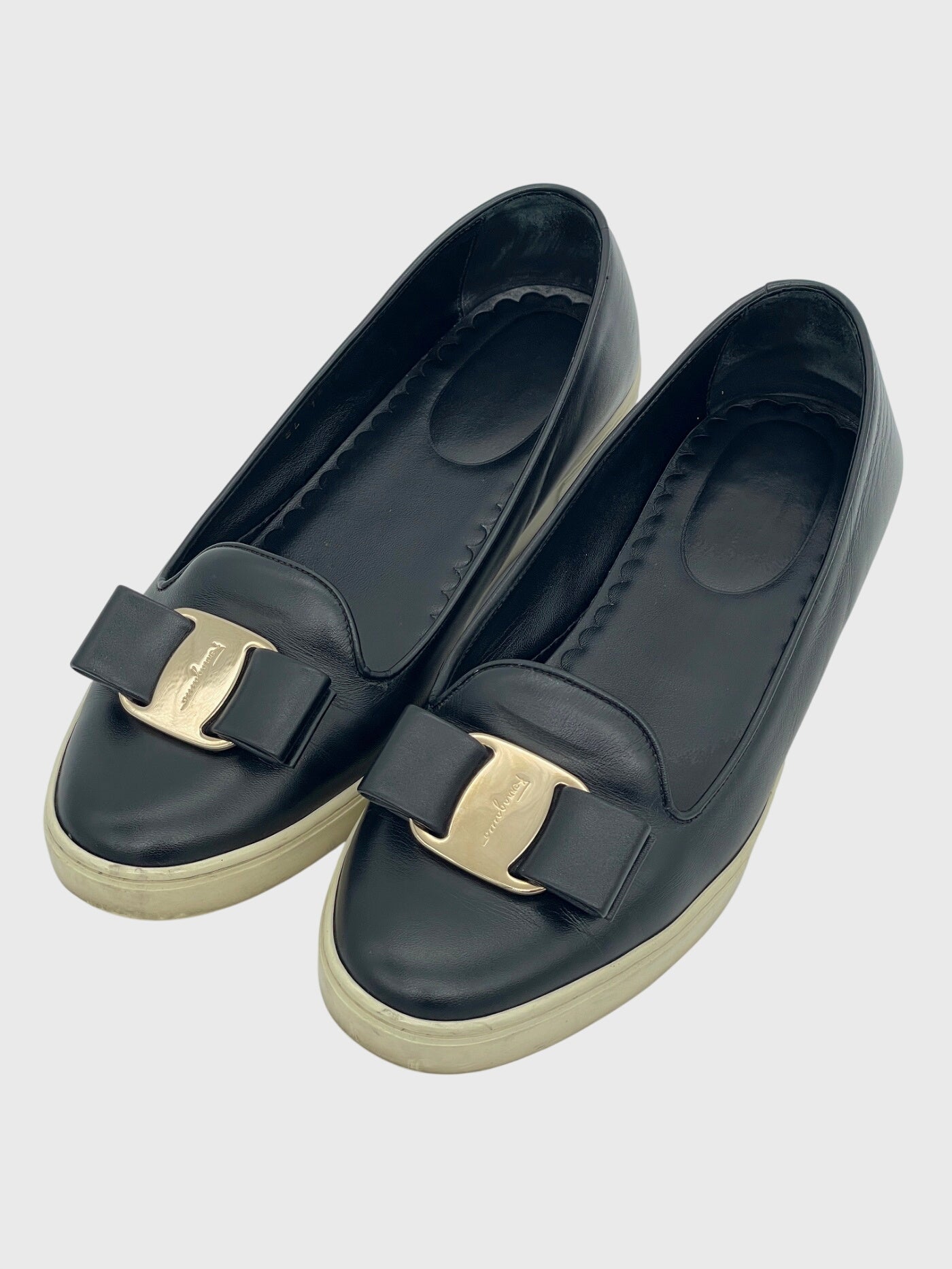 Salvatore Ferragamo Vara Slip-On Sneaker EU 40 Schwarz - Image 3