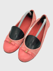 Louis Vuitton Elba Scrunch  Ballerina EU 37.5 Pink - Image 3