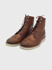 Bally Colliman Wingtip Ankle Boot EU 42 Braun - Image 3