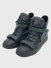 Giuseppe Zanotti Coby Matt High Top Sneaker EU 37 Schwarz - Image 3