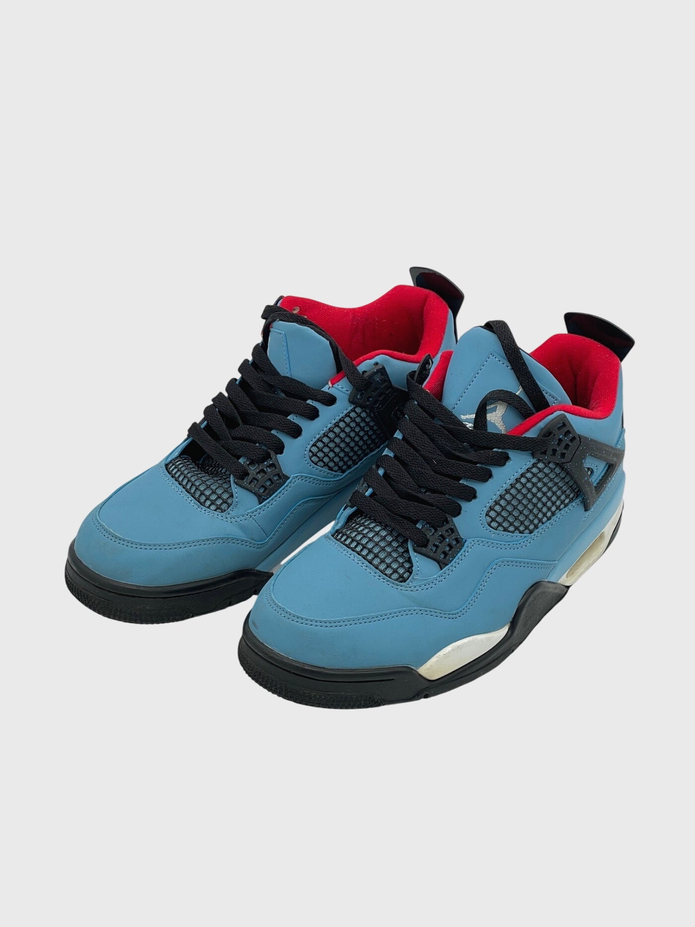 Air Jordan 4 Retro Travis Scott Cactus Jack High Top Sneaker EU 43 Blau - Image 3