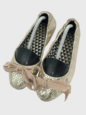 Isabel Marant Rilla Ballerina EU 37 Metallic - Image 3