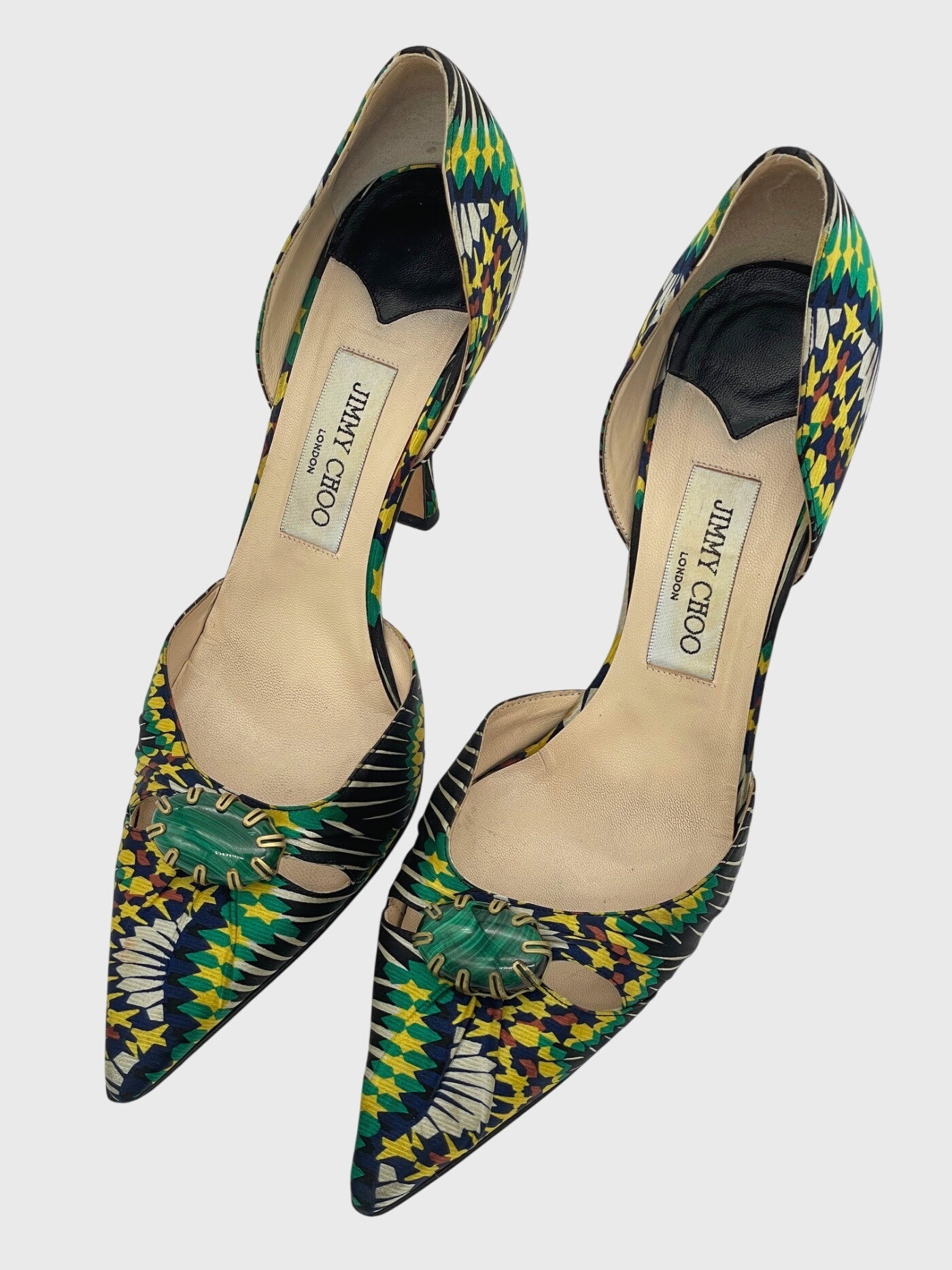 Jimmy Choo Malachite Printed Pump EU 39.5 Mehrfarbig - Image 3