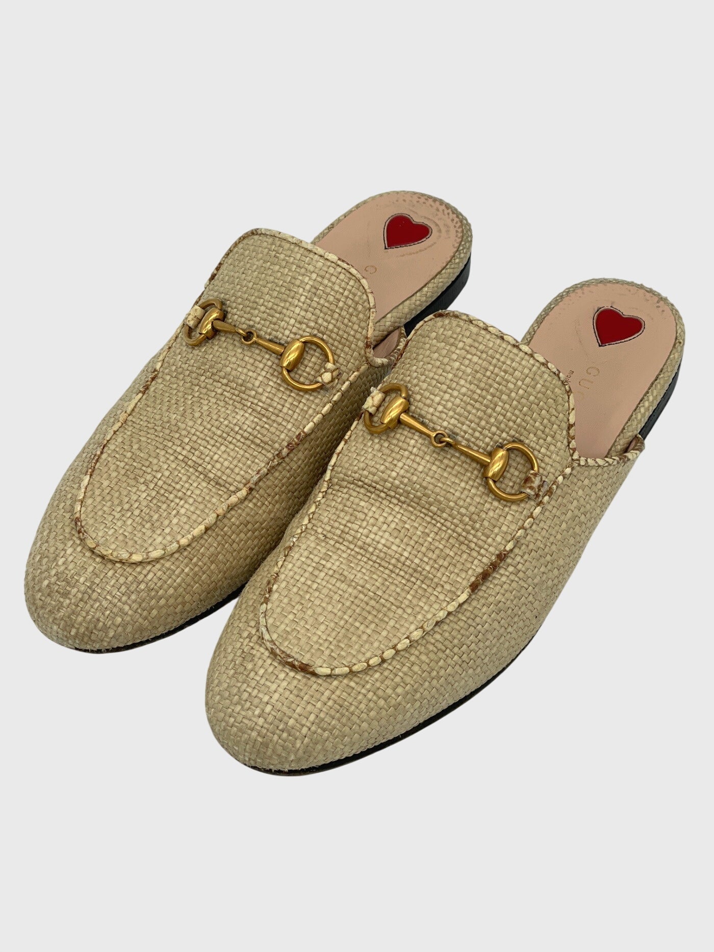 Gucci Princetown Loafer EU 38 Beige - Image 3