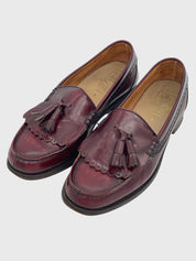 Saxone of Scotland Tassel Loafer EU 42 Rot - Image 3