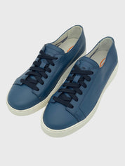 Santoni Clean-Row Low Top Sneaker EU 37 Blau - Image 3