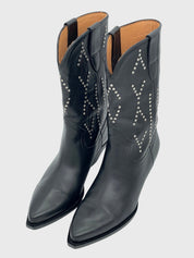 Isabel Marant Duerto Leder Stiefel EU 40 Schwarz - Image 3