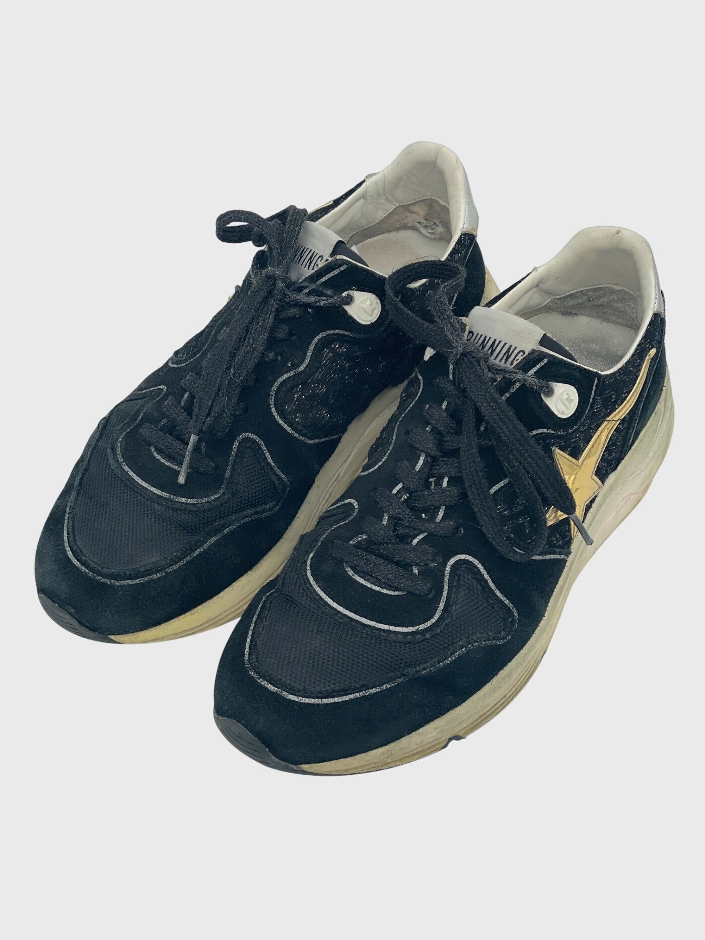 Golden Goose Running Sole Low Top Sneaker EU 38 Schwarz - Image 3