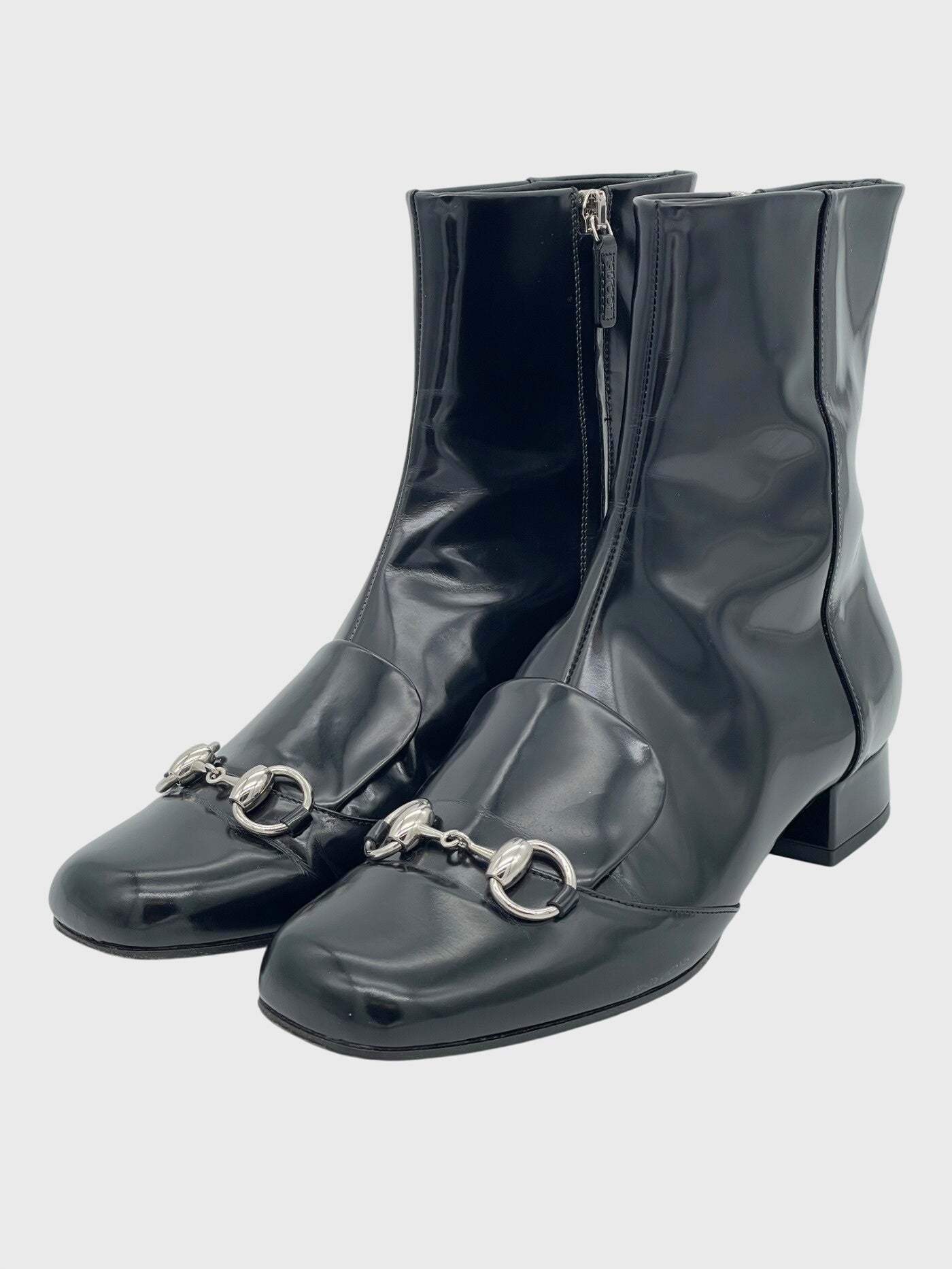 Gucci Horsebit Ankle Boot EU 37 Schwarz - Image 3