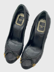 Dior Leather Pump EU 35 Schwarz - Image 3