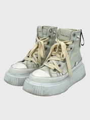 INUIKII Canvas Platform Sneaker EU 38 Weiß - Image 3