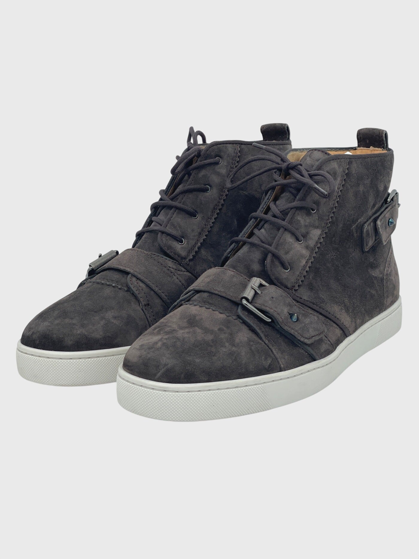 Christian Louboutin Nono Strap High Top Sneaker EU 43 Braun - Image 3