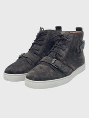 Christian Louboutin Nono Strap High Top Sneaker EU 43 Braun - Image 3