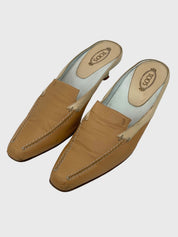 Tod's Vintage Mule Pump EU 37 Beige - Image 3