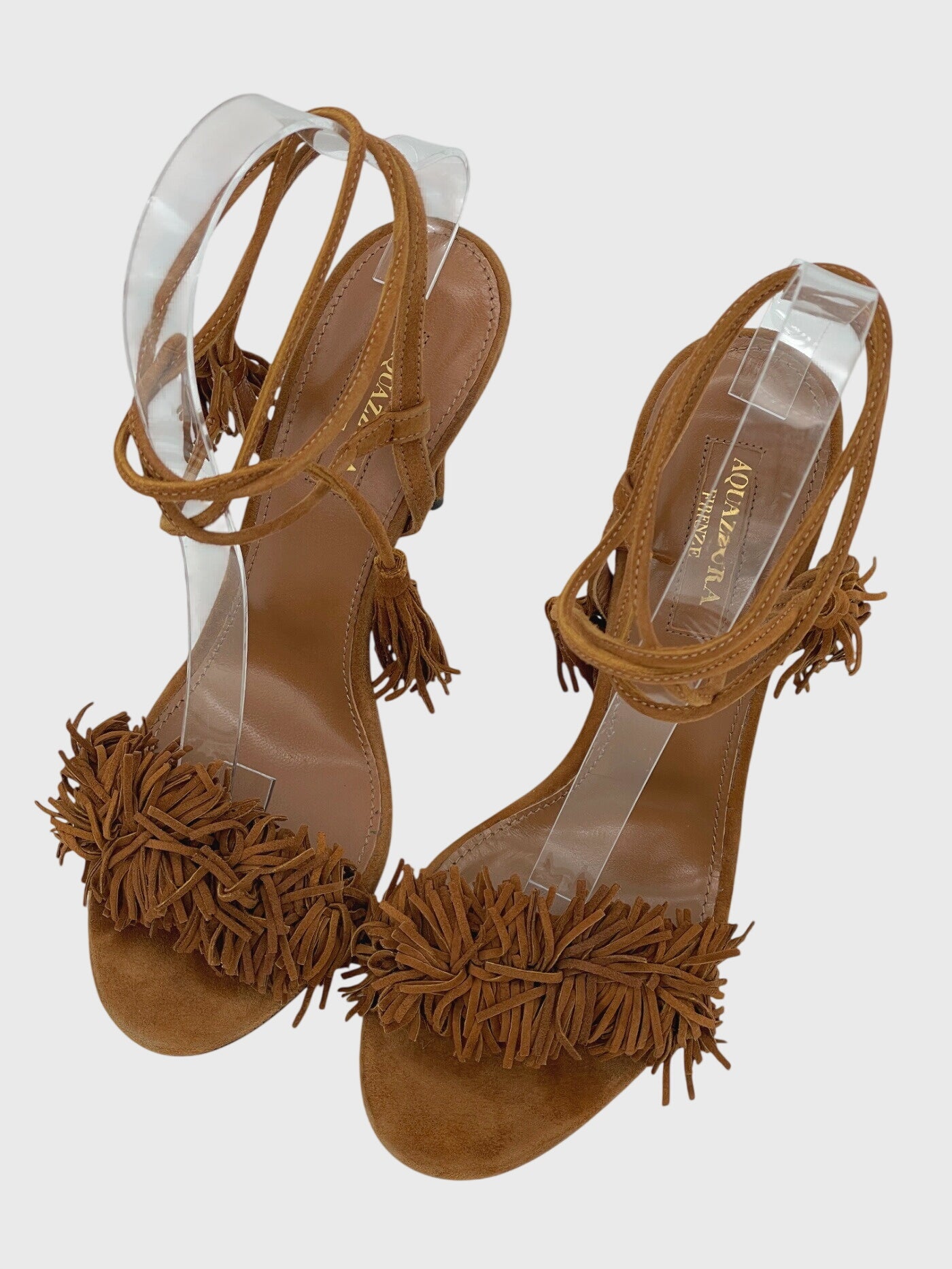 Aquazzura Wild Thing Sandale mit Absatz EU 36.5 Braun - Image 3
