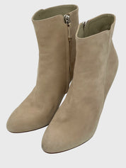 Ralph Lauren Collection Suede Stiletto Ankle Boot EU 38 Beige - Image 3