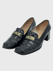 Salvatore Ferragamo Patent Leather Pump EU 38 Schwarz - Image 3