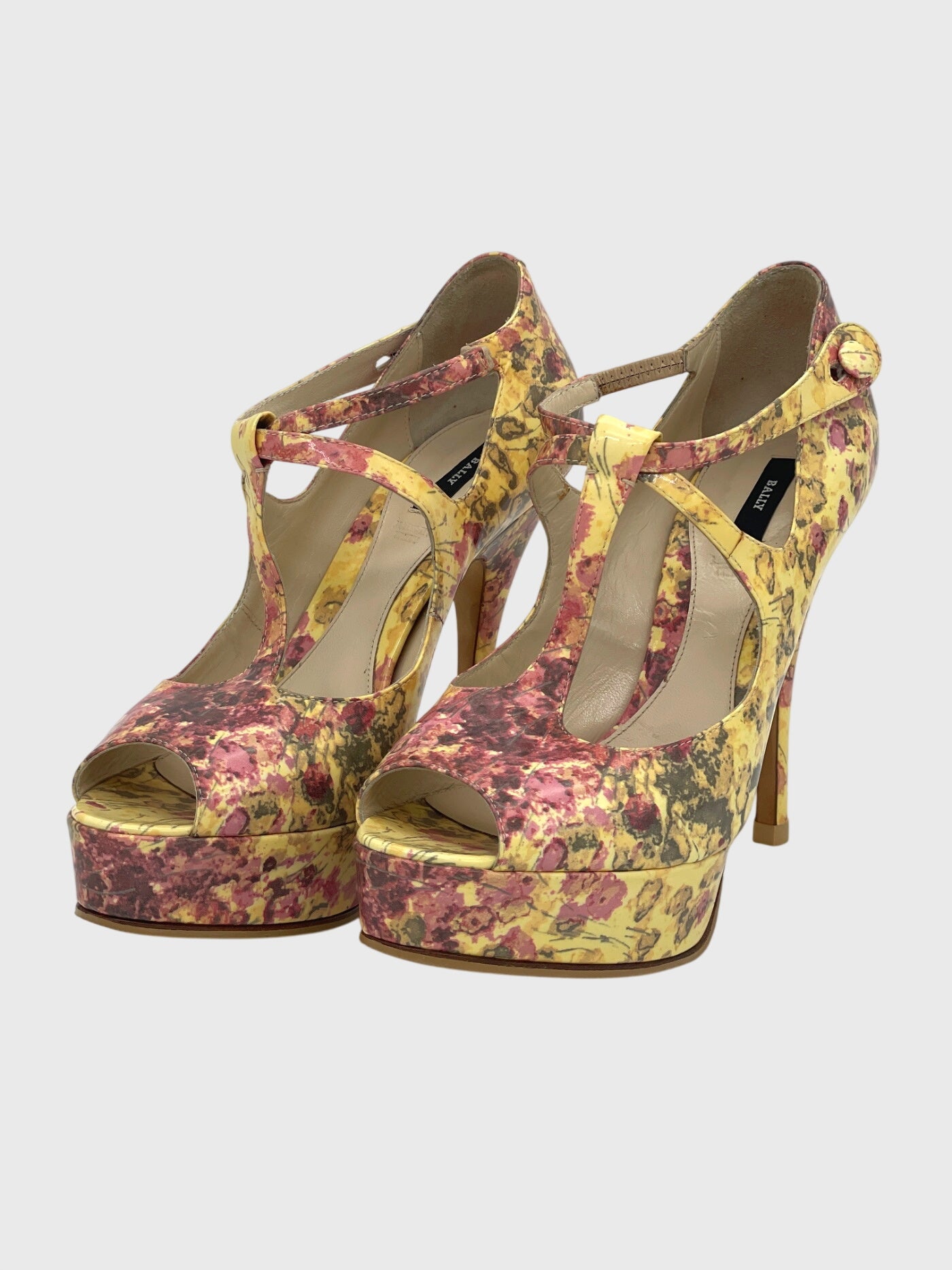 Bally Iwells Platform Plateau Pump EU 38 Mehrfarbig - Image 3