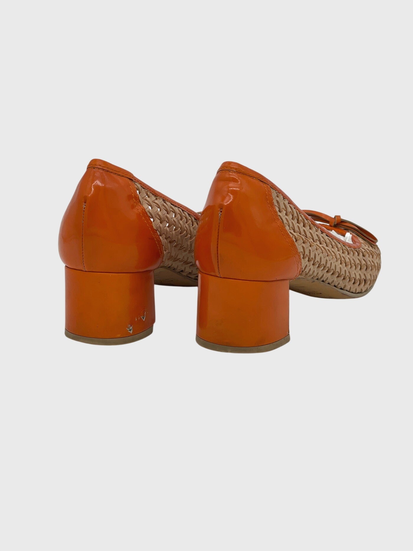 Miu Miu Woven Leather Sandale mit Absatz EU 39 Mehrfarbig - Image 3