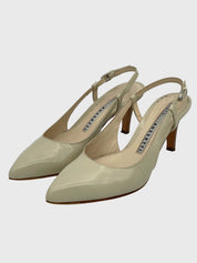Fratelli Rossetti Patent Leather Slingback EU 37 Beige - Image 3
