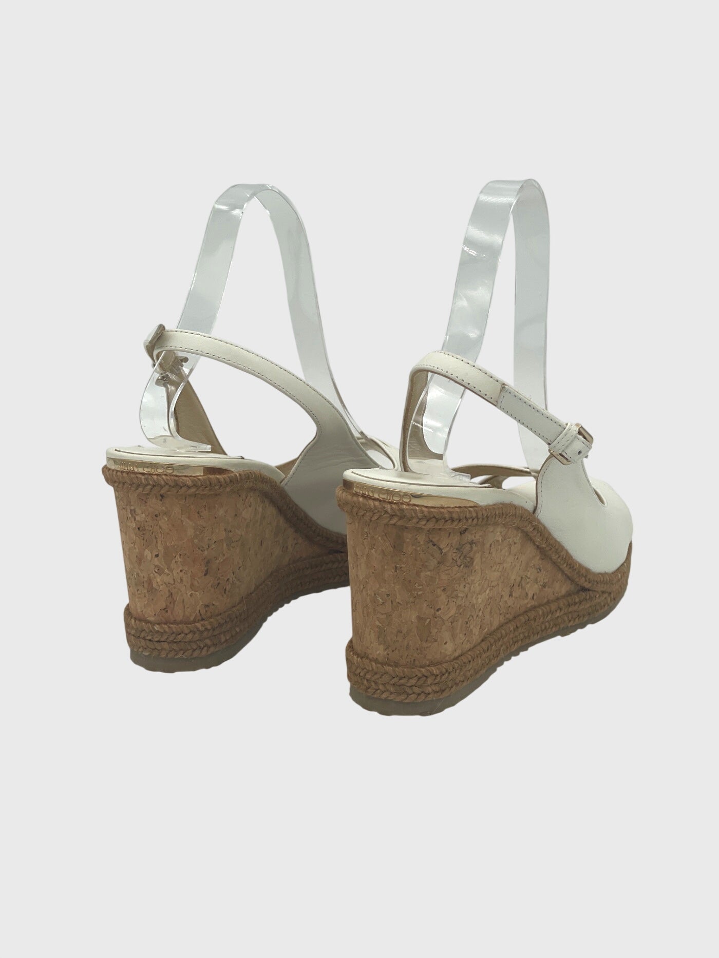 Jimmy Choo Amely Sandale mit Absatz EU 40 Weiß - Image 4