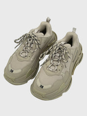 Balenciaga Triple S Platform Sneaker EU 38 Beige - Image 3