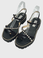 Jimmy Choo Desi Sandale mit Absatz EU 38.5 Schwarz - Image 3