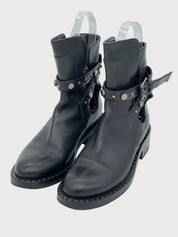 Dorothee Schumacher Cut-Out Studded Ankle Boot EU 37 Schwarz - Image 3