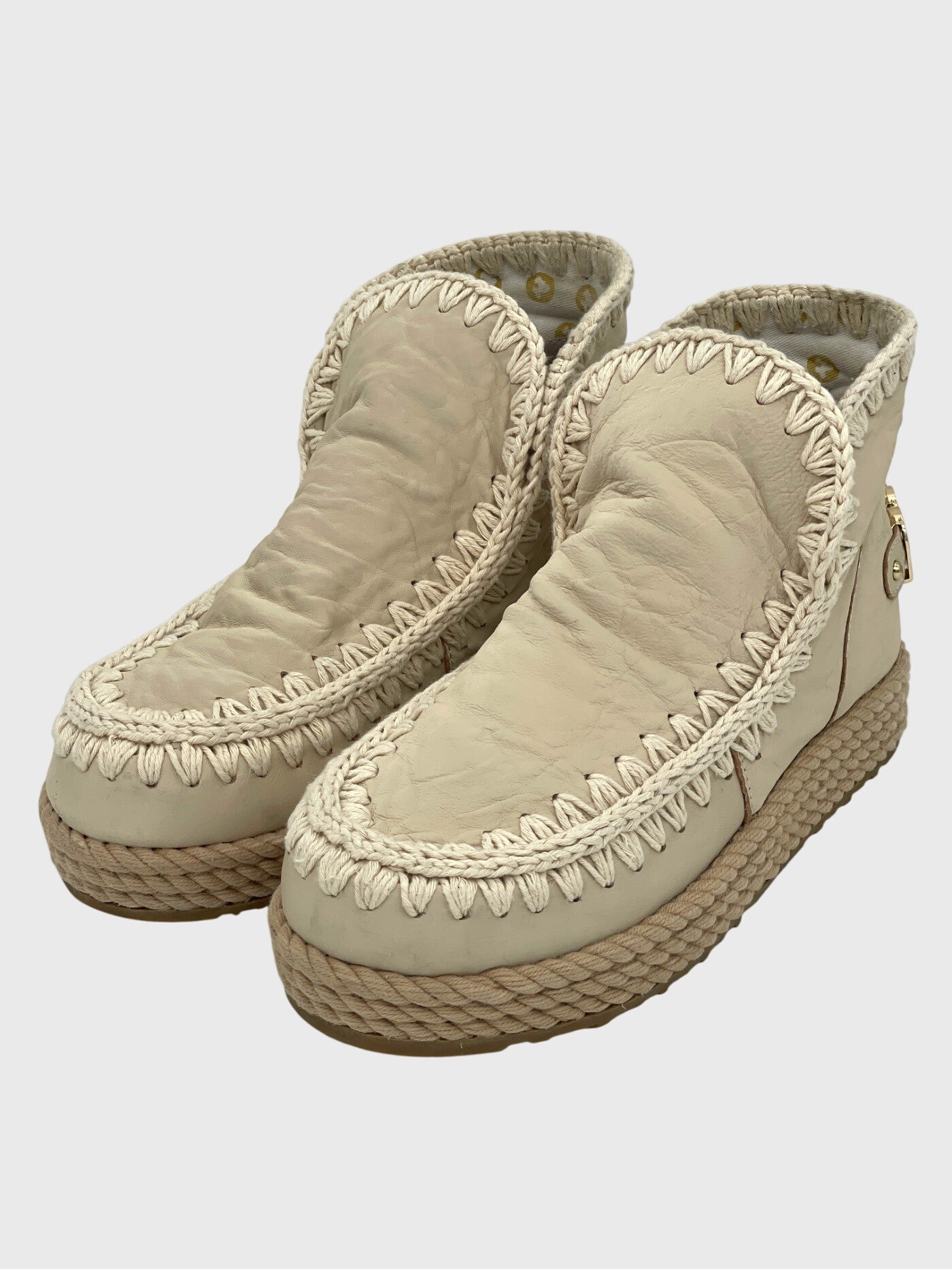 Mou Boots Mou Eskimo Ankle Boot EU 38 Beige - Image 3