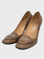 Tod's Leather Pump EU 38 Braun - Image 3